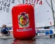 Derive in virata intorno a una boa rossa con lo stemma del Comune di Ravenna
