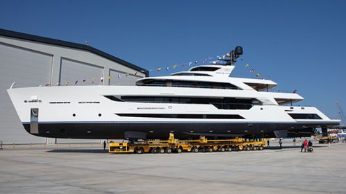 Alia Yachts launches 55m Al Waab II, the longest steel and aluminium yacht below 500GT in the world