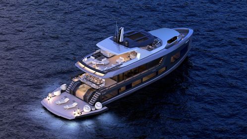 Mazu Yachts makes its entry into steel construction with the semi-displacement superyacht 92 DS