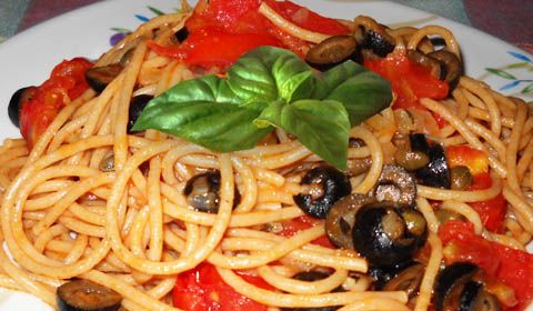 Spaghetti al pomodoro crudo