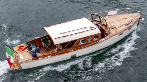 Postalino, la lancia inglese del Lago di Como compie 105 anni