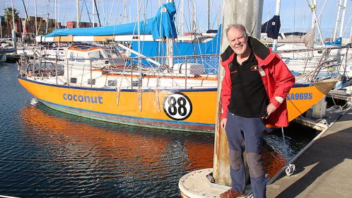 Captain Coconut Mark Sinclair sets sails from Australia to complete his 2018 GGR voyage back to Les Sables d’Olonne on the 5th of December