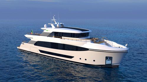 Tommaso Spadolini: il nuovo Concept 32.8 m Motor Yacht