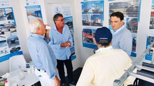 Naval Tecno Sud Boat Stand al Cannes Yachting Festival 2022 con nuovi prodotti